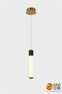 Creative Personality Modern Luxury large luminous Long cylinder led pendant lamp