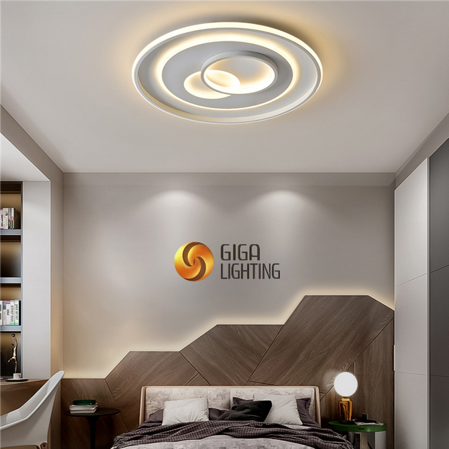 original mold Bedroom Lamps LED ceiling lamp 3CCT section DIP switch 