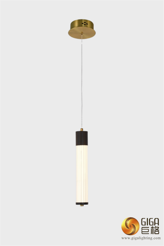 Creative Personality Modern Luxury large luminous Long cylinder led pendant lamp