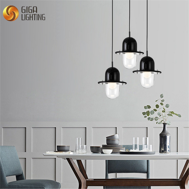 Postmodern Light Luxury Chandelier Light Glass Flying Saucer E27 Lamp Simple Creative Hotel Room Study Bedroom Living Room Table Lamp