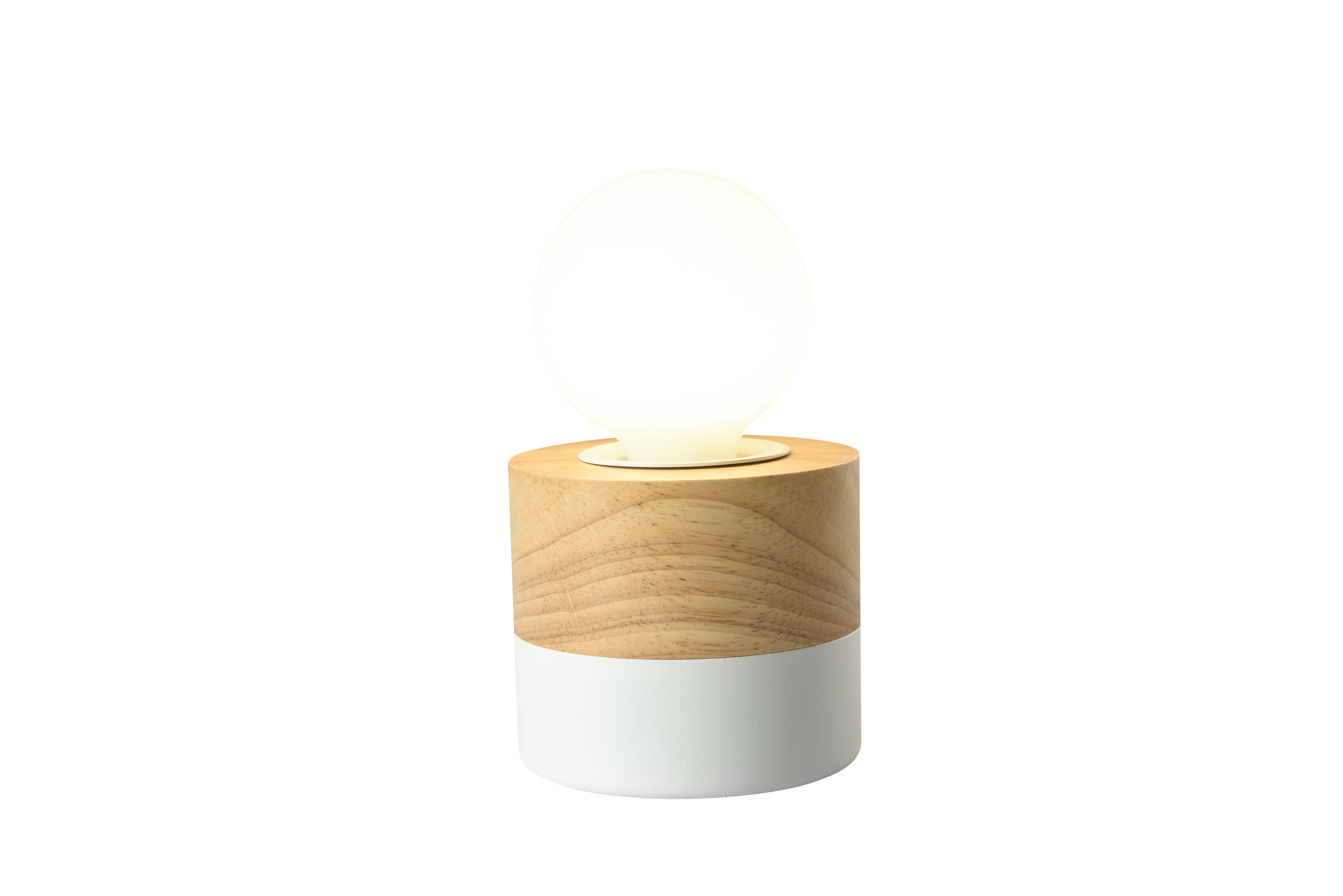 Oak desk lamp