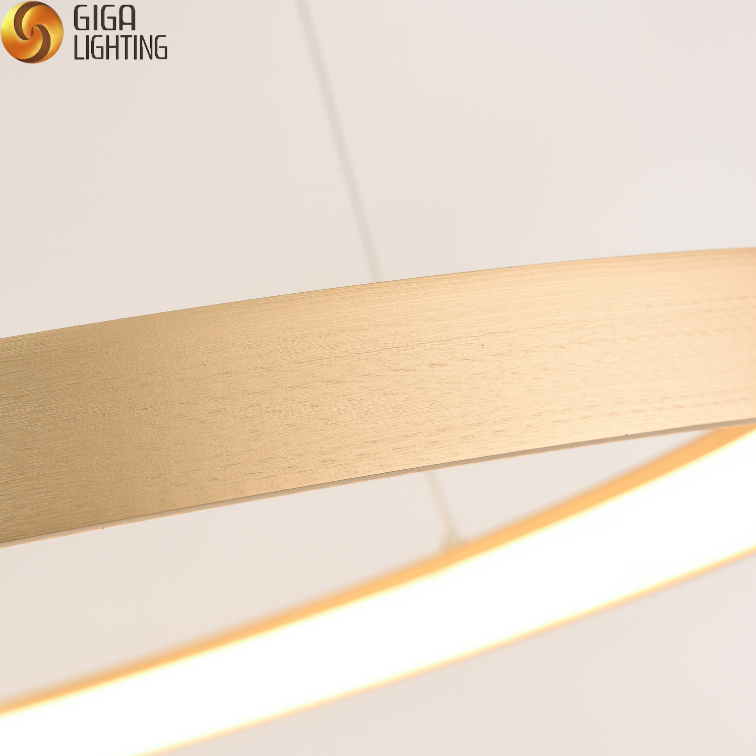 85-265V CE flicker free triangle ring LED pendant lighting fixture