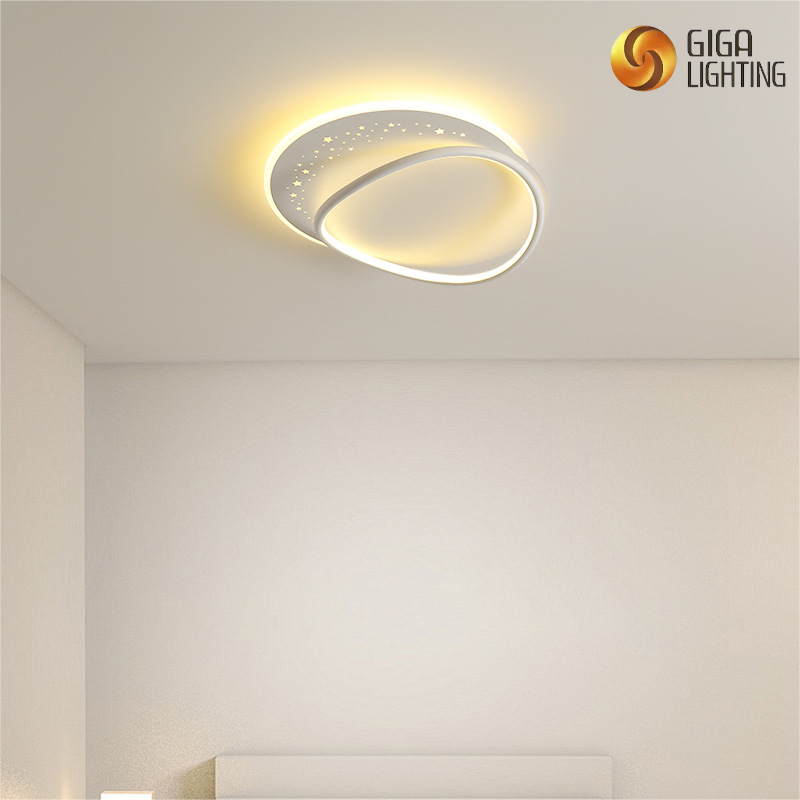 Minimalist Exquisite Bedroom Lamp Simple Moder Led Ceiling Lights Creative Master Bedroom Secondary Bedroom Study Room Ceiling Dining Lighting over Table