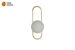 CE home bedroom opal glass nordic led wall lamp bulk production