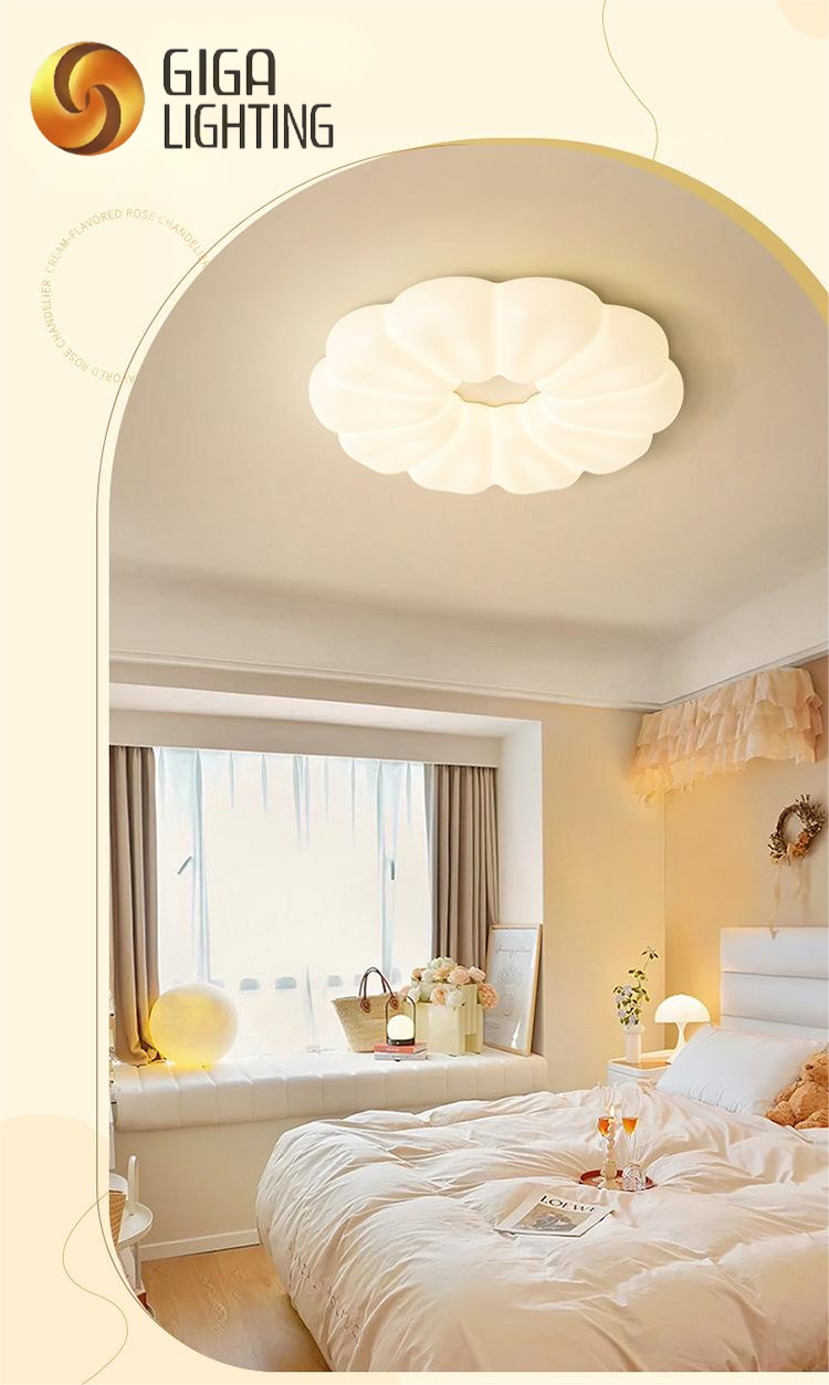 hotsell Romantic creamy style Children Girls ladies Bedroom led Ceiling Lamps