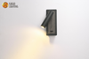 bedside Modern Iron LED wall light spot light woodenrain base bedroom knife switch