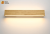 CB home hotel Modern Wooden Style LED Rectangle Shape Wall Sconce