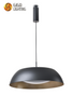 Hanging Lighting Fixtures With Black Metal Dome Lamp Shade china factory