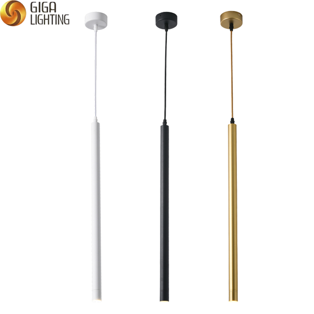 VDE 85-265V 10W Nordic aluminum Lamp LED Tube Pendant Lighting Fixtures