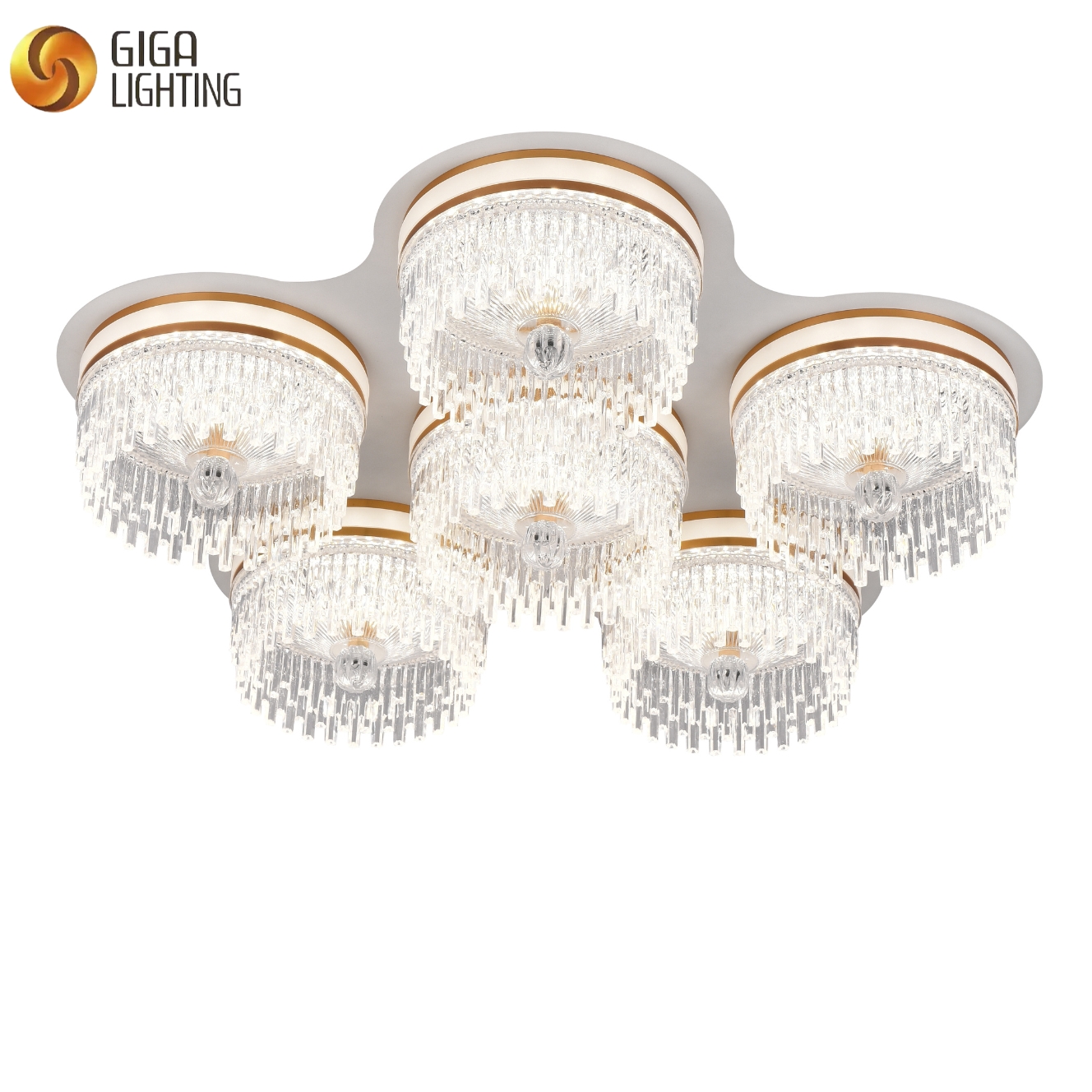 Multi-Room Acrylic LED Ceiling Fixture 3CCT, decorative for Living Room, Bedroom, Kitchen, hotel,lobby