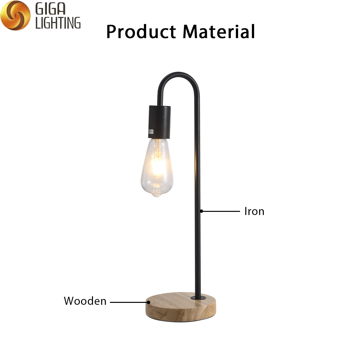 CE ETL onlineshop best seller traditional E27 table lamp promotion