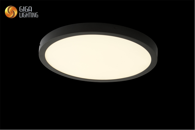 European standard Surface led panel light 3CCT DIP Bathroom Lights IP40 Round Ultra-thin ABS 