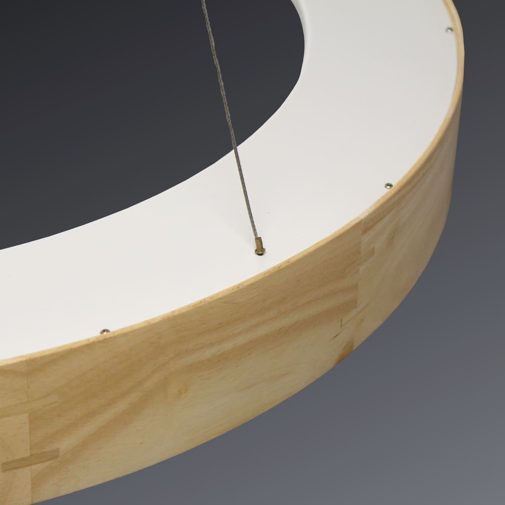 nordic decorative lighting fixture wooden led pendant lamp home livingroom bedroom