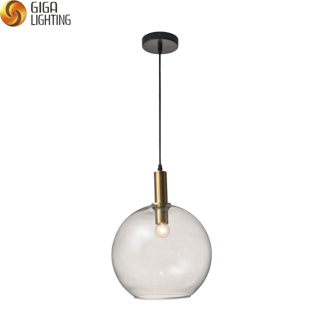 CE modern glass pendant lighting decorative chandelier Restaurant interior kitchen