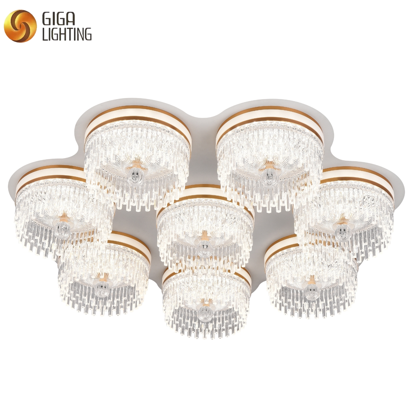 Multi-Room Acrylic LED Ceiling Fixture 3CCT, decorative for Living Room, Bedroom, Kitchen, hotel,lobby